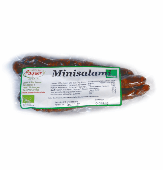 Biolandhof Fauser Minisalami