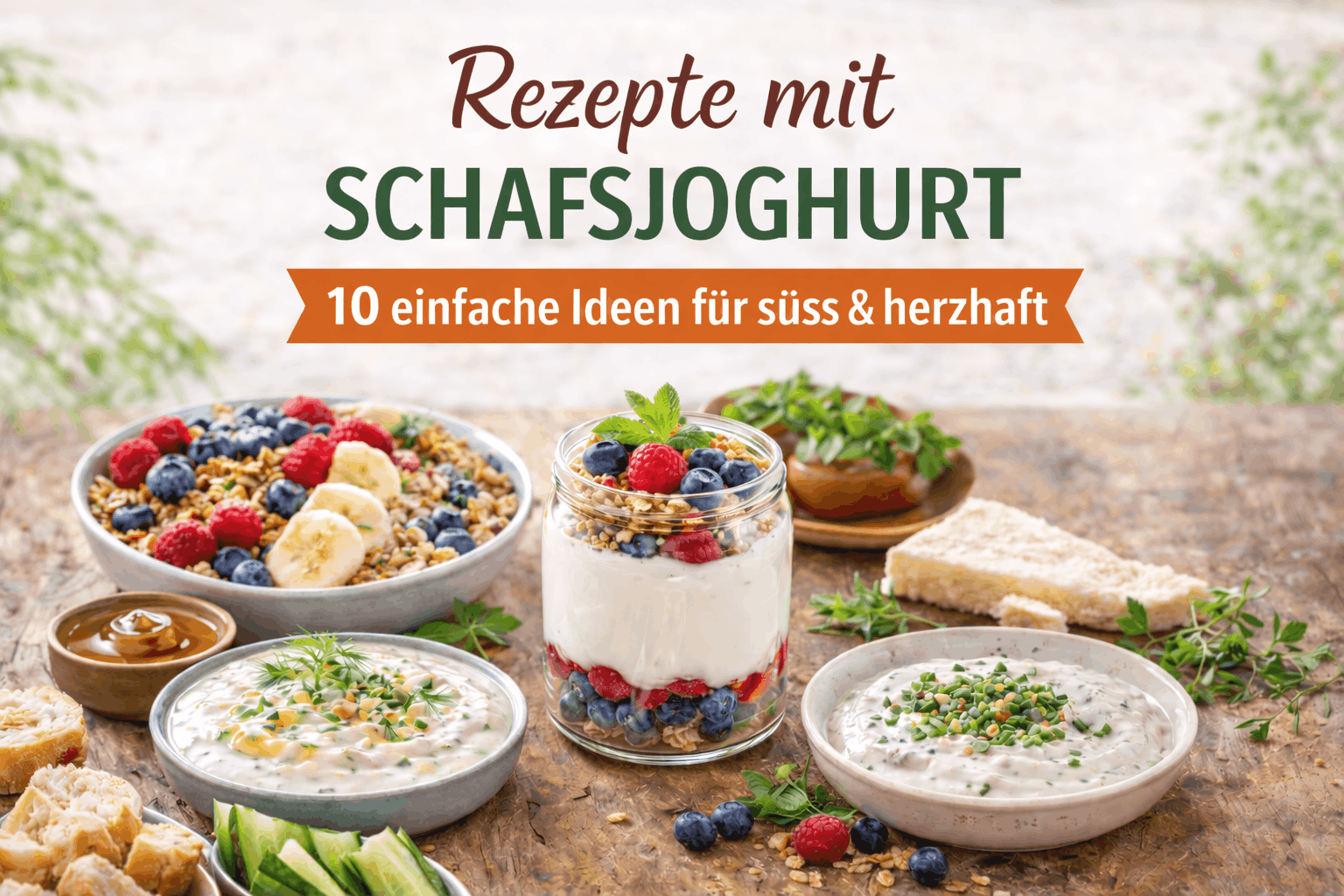 10 Rezepte mit Schafsjoghurt  s, herzhaft & einfach - Beschde vom Land